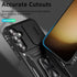 Case for S23 Fe Phone Case Samsung S23 Fe Case for Men Heavy Duty Armor Case with Slide Camera Cover, with Kickstand and Ring for Samsung Galaxy S...