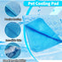 Portable Dog Cooling Mat, Washable Self-Cooling Ice Silk Cooling Mat, Pet Reusable Bed Mat for Indoor & Outdoor Pet Beach Essentials...
