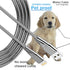 Apple MFi Certified iPhone Metal Braided Charger Cord 6.6Ft Heavy Duty iPhone Fast Charging Cable 304 Stainless Steel Lightning Cable Pet Chew Pro...