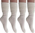 AWS/American Made Slouchy Scrunch Cotton Slouch Socks for Women Shoe Size 5 to 10...