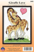 Design Works Crafts Counted Cross Stitch Kit, Giraffe Love, by The Yard...