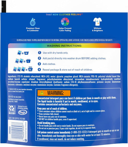 Persil Ultra Pacs Original Everyday Clean Laundry Detergent, 16 count...