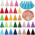 180PCS 30 Colors 3.5CM Multi-Color Mini Tassels Tiny Craft Tassels for Earring Jewelry Making Keychain Tassel Charms Bag Charms Pendant Handmade D...