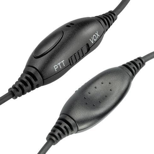 Arrowmax AHDH1000-K2 Single Side Over-The-Head Headphone Compatible with BaoFeng BTECH UV-5R UV-5RA UV-5RE UV-5R3 BF-F8HP UV-82HP Kenwood 2-PIN 2 ...