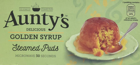 Auntys Golden Syrup Pudding...