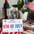 4 Pieces 4th of July Stencil 4th of July patriotic Template Reusable Plastic 4th of July Independence Day Stencil Set for Painting on Wood Wall Do...