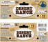 BMC CTS Desert Western Ranch - 15pc Plastic Figure Playset Diorama Accessories...
