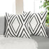 Adabana Outdoor Waterproof Throw Pillow Covers Set of 2 Boho Geometric Pillows Cases for Patio Garden 18 x 18 Inch White...