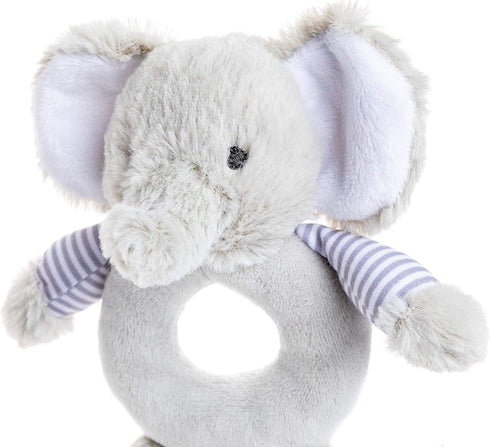 KIDS PREFERRED Carter’s Elephant Ring Rattle, Plush Toy for Babies...