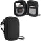 kwmobile Neoprene Case Compatible with in-Ear Headphones - 2.3 x 3.5 inches (6 x 9 cm) Case with Zip - Black...