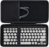 khanka Hard Carrying Case + Silicone Keyboard Cover Compatible with Logitech K380 Multi-Device/Pebble 2 Combo for Mac Keyboard + Pebble M350 M355 ...