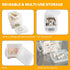 9Pack Small Plastic Clear Storage Box Containers with Lids, Mini Bins (L3.4 x W2.5 x H2inches) - Reusable Craft Box, Small Items Accessories Stora...