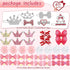 40 Pcs Dog Hair Clips and Dog Hair Bow Crown Dog Accessories Princess Style for Small Dog Crystal Rhinestone Puppies Barrette Rubber Band Flower B...