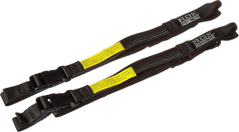 ROK Straps ROK-10025 Black 18" - 60" Motorcycle/ATV Adjustable Stretch Strap...