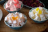 Cerez Pazari Turkish Delight with Rose, Orange and Lemon Mix Flavours 8.1 Oz Gourmet Small Size Snacks Gift Box, No Nuts Sweet Traditional Confect...