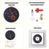 mozhijing constellation Embroidery Kit for Adults with Stamped Pattern, Round Beads for Embroidery DIY Crafting,Cross Stitch Beginner Kits with Fr...