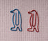 SOWAKA 30 Pcs Penguin Bookmarks Metal 3.2 x 1.6 cm Small Cute Paper Clips Supplies for Students Journaling Notebook Document Organization School O...