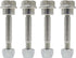 PAOSDKSUI (4/Pack) 588077501 Snow Blower Shear Pin Bolts & Nuts fits Husqvarna 532187494 532188243 532192090 58807750 AYP 188243 192090 198636 179...