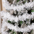 KIMOBER 32.8 Ft Christmas Tinsel Garland,White Metallic Garland for Christmas Tree,Wedding Party Decorations...