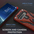 Kitoo Defender Designed for Samsung Galaxy S10 Plus Eco-Friendly Case with Kickstand, Military Grade Shockproof 12ft. Drop Tested - Red...
