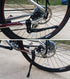 Bike Kickstand Adjustable Aluminium Alloy Bicycle Kickstand Bike Side Kickstand Fit for 22" 24" 26" 28" Mountain Bike/700 Road Bike/BMX/MTB (Black...