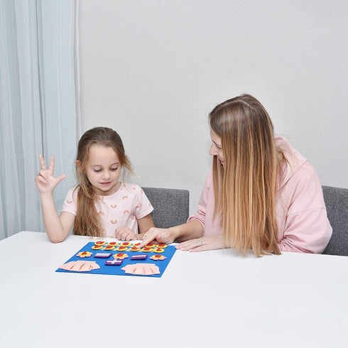 Montessori Learning Toddler Felt Educational Toy Finger Number Learning Counting Math Felt Board Preschool Manipulatives Travel Game Addition Subt...