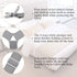 ACEDÉCOR Sheet Straps, Fitted Sheet Clips Under Mattress Keeping Sheets in Place, Bed Sheet Holders Straps for Twin, Full, Queen, King(Light Grey)...