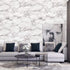 Mecpar Marble Wallpaper 17.7" x 118" Marble Contact Paper Peel and Stick Wallpaper Grey White Marble Wallpaper Self Adhesive Waterproof Wallpaper ...
