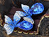 Alilang Silvery Tone Sapphire Blue Colored Crystal Rhinestones Ombre Butterfly Brooch Pin...