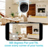 Camera for Home Security, 360° PTZ AI Indoor Camera 2.4G WI-FI Motion& Tracking Baby Monitor/Pet Camera with Phone APP, Night Vision, Privacy Mode...