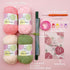 Lily's Lyric Flower Crochet Kit | Pink Rose | Step-by-Step Video Tutorial for Adults Teenagers | Craft Gift Idea DIY Home Decoration......