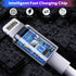 Short Cables, 7-inch USB Cable Charger Compatible with iPhone 15 Max Pro/14/13/12/11/X/8/7/6/5/iPad iPod Airpods......