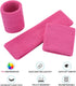 Sweatbands Set, Headband and Wrist Sweatbands, Cotton Sweat Band for Athletic Men and Women, Sweatbands Sports Headbands for Working Out, Running,...