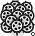 12 Pcs Wheel Tire Balloons,18 Inch Race Car Wheel Balloons Race Car Party Decorations Car Foil Balloons for Birthday Party Race Car Theme Party Su...
