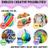 The Pencil Grip Kwik Stix Metalix Paint Pens, Metallic Tempera Paint Pens, Super Quick Drying, 6 Count - TPG-613, Gold,silver,pink,green,blue,purp...