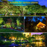 LED Landscape Lights,5W 120V AC Outdoor Pathway Garden Yard Spotlight,IP65 Waterproof Garden Flood Light,Outdoor Spotlight with Stake,UL Cord 5-ft...