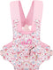 GAGAKU Baby Doll Carrier Stuffed Animal Carrier for Girls Doll Accessory Adjustable Straps for 12 to 24 inch Reborn Baby Dolls - Pink Flowers...
