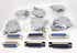 6 Sets Solder Cup DB25 Male + Plastic Hoods, 25 Pins D-Sub Connector & Hood Set, 12-Pack (6 DB25 Males + 6 Hoods)...