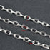 UMAOKANG 304 Stainless Steel Rolo Cable Chains Findings for Jewelry Making Men Women Necklace Bracelet DIY Supplies Silver Chain On Spool with Jum...