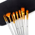 15 Pieces Paint Brush Set,with Palette Knife and Sponge and Carrying Case, for Acrylic, Oil, Watercolor and Gouache Painting...