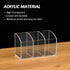 Acrylic Pen Holder Box 3 Compartments, Clear Pencil Storage Organizer for Desk or Wall, Acrylic Organizer Holder for Pens, Office Desk Accessories...