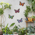 EOORAU Metal Butterfly Outdoor Decor - 4 Pack 9.8in Butterflies Wall Hanging Sculpture Decor for Home Yard Fence Patio Garden Decoration...