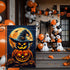 Halloween Garden Flag, 12x18 Inch Double Sided Burlap, Halloween Jack O Lantern Garden Flag, Holiday Outdoor House Decoration?Lawn Flag Yard Flag?...