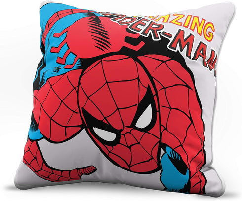 Jay Franco Avengers Decorative Pillow Cover Spiderman - White...