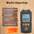 Digital Moisture Meter Pin-Type Multifunctional Humidity Water Detector for Building Material Firewood Walls Paper...