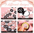 Zonon 504 Pieces Sweet 16 Birthday Party Favors Stickers Mini Kisses Candy Stickers Sweet Sixteen Round Chocolate Candy Wrappers for 16th Birthday...