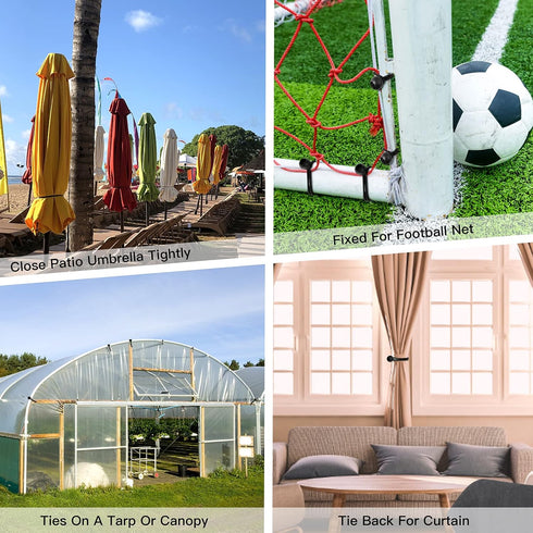Tarp Bungee Cords with Balls 4 Inch,30 PCS Tent Bungee Balls Cords Heavy Duty Canopy Tarp Tie Down Cords for Canopy,Camping,Shelter,Gazebo,Project...