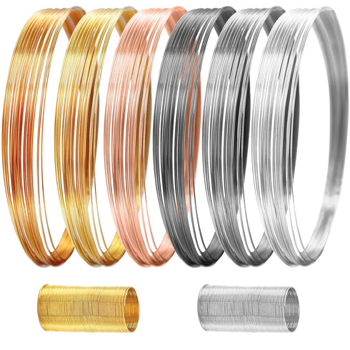 EuTengHao Jewelry Memory Wire Stainless Steel Craft Wire for Jewelry Making Necklace Bracelet Ring Earring Crafts Supplies DIY Jewelry Making Wire...