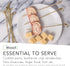 Bamboo Skewers for Appetizers 6" 100 Pcs - Wooden Cocktail Picks - Fancy Toothpicks for Parties...