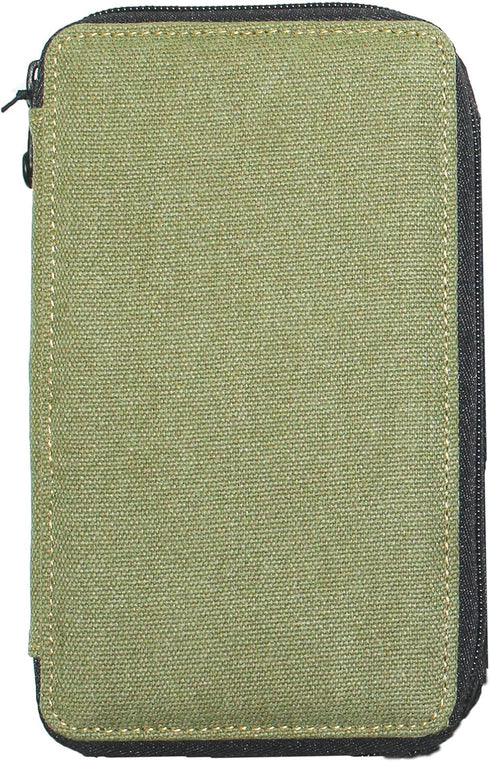 Speedball Art Products 253240 24 Pencil Storage Canvas Pencil Case, Olive...